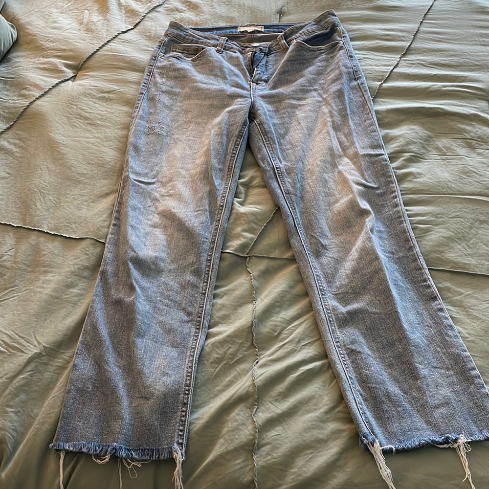 Harper Heritage Light Wash Straight Jeans